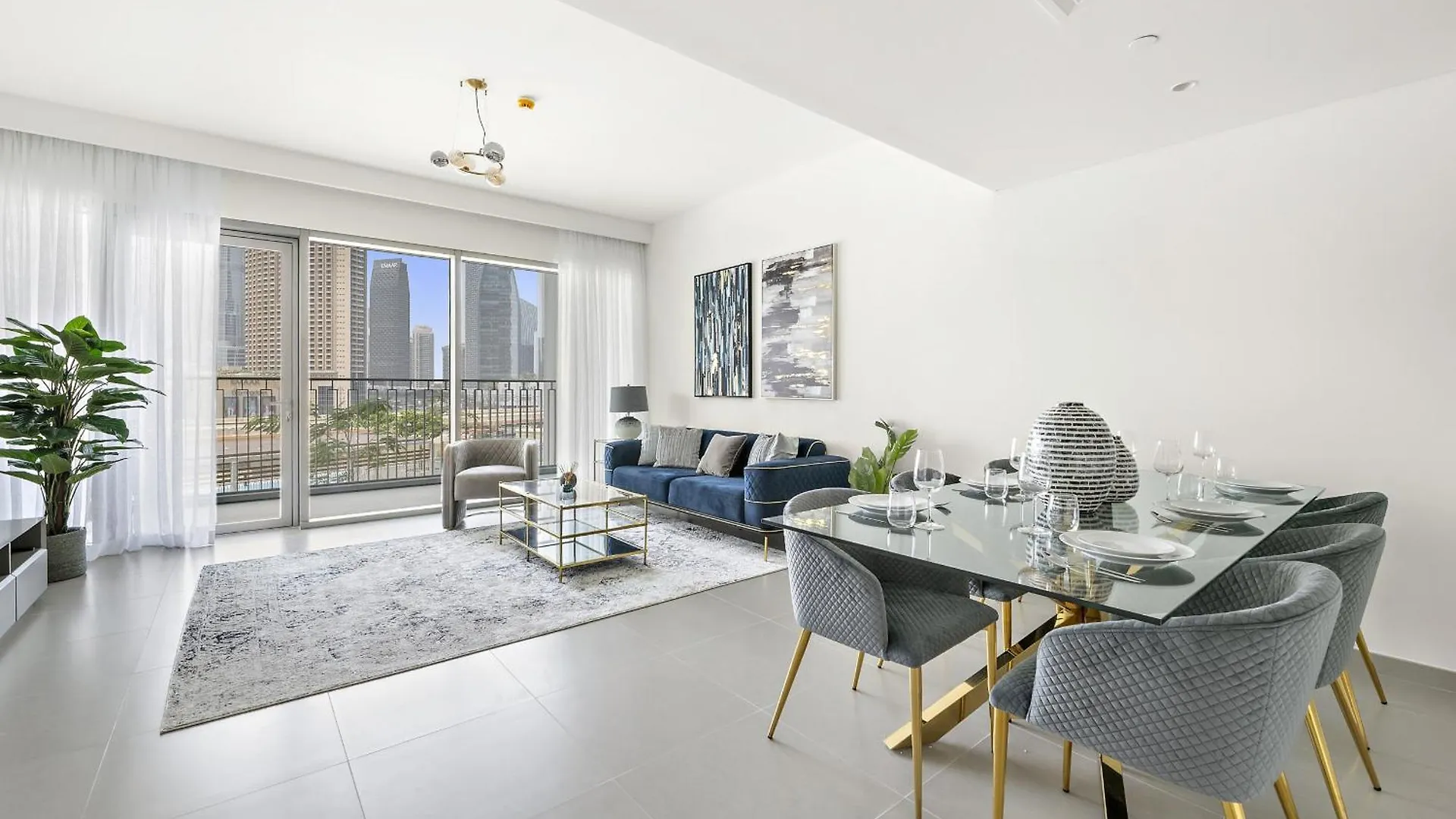 Vayk - Chic 3 Bd With Burj Khalifa Views In Downtown Apartment Dubai