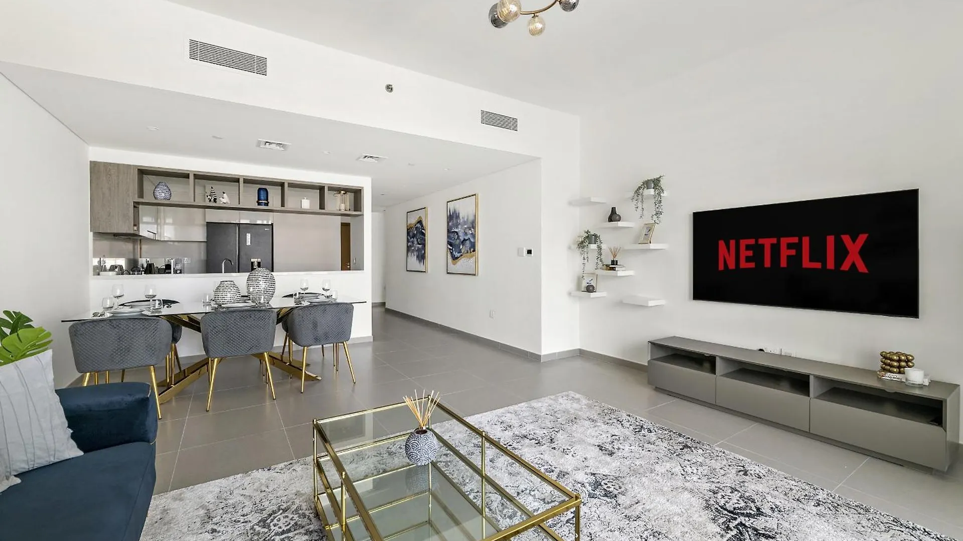 ドバイVayk - Chic 3 Bd With Burj Khalifa Views In Downtownアパートメント ドバイ